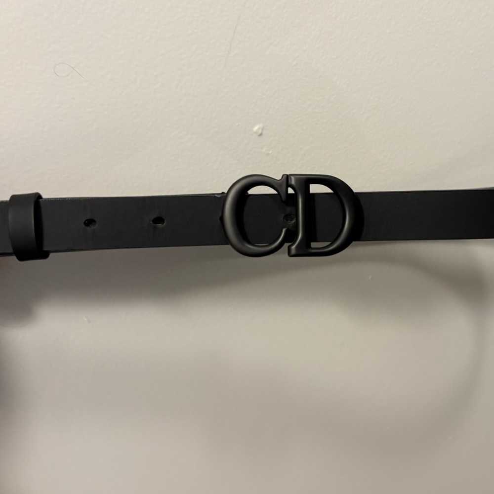 Black Belt with Double Ring Buckle